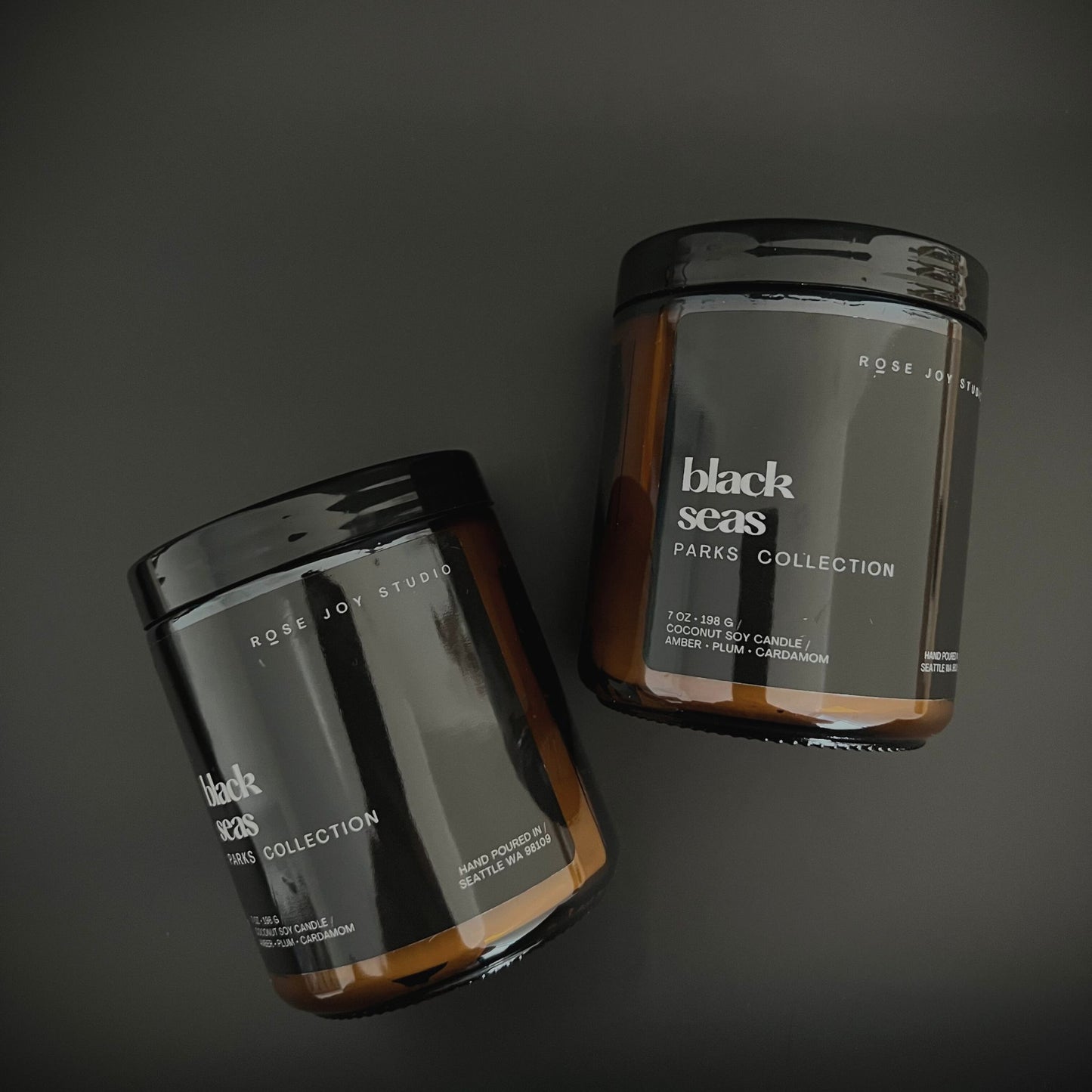 7 oz Inspired by Disney Candle Sweet Black Seas Non-Toxic Coconut Soy Candle from the Parks Candle Collection