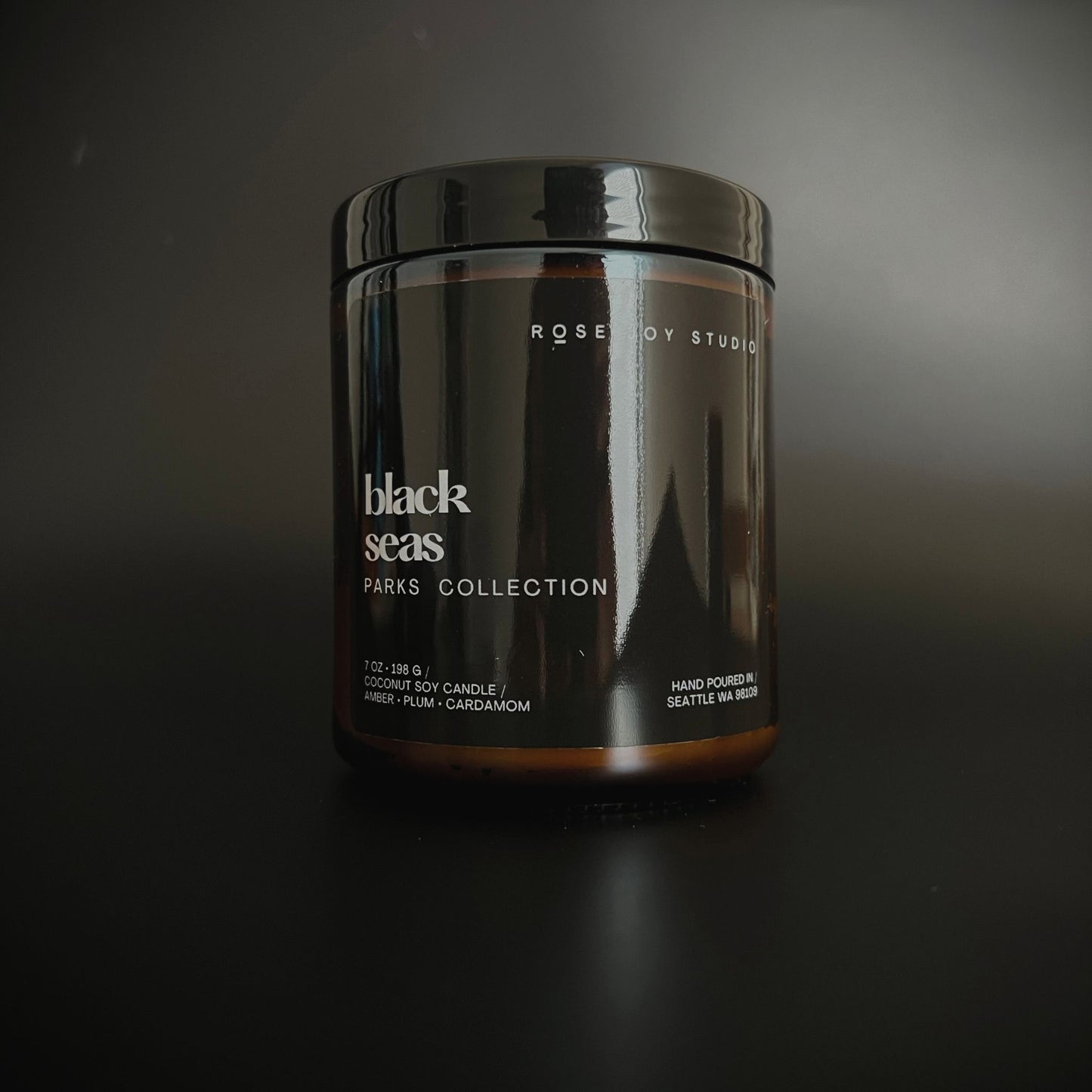 7 oz Inspired by Disney Candle Sweet Black Seas Non-Toxic Coconut Soy Candle from the Parks Candle Collection