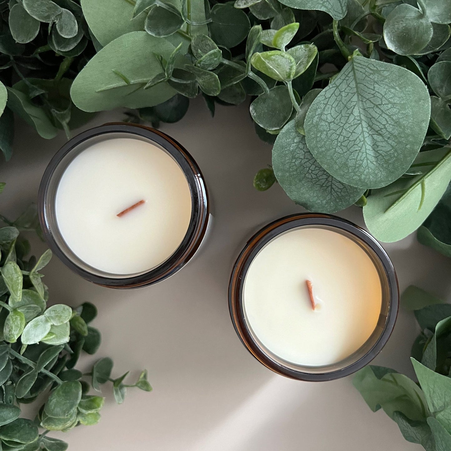 7 oz Asian Wood Wick Candle Sweet Sampaguita Non-Toxic Coconut Soy Candle from the Philippines Candle Collection