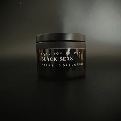 Black Seas 4 oz Natural Non-Toxic Coconut Soy Candle